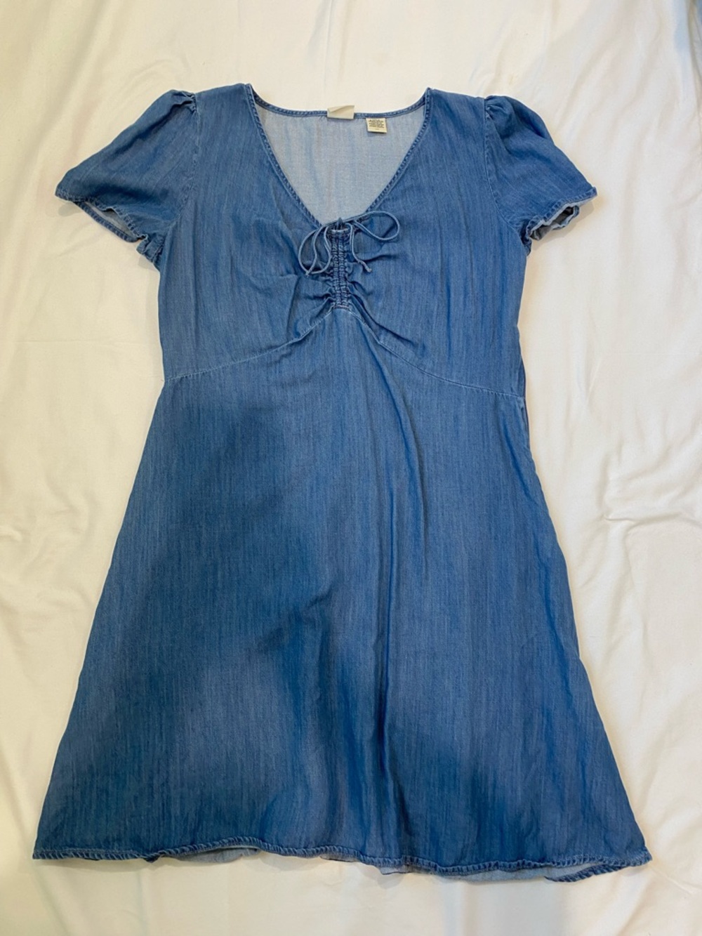 Levi's Blue Denim Top with Red Logo Tag